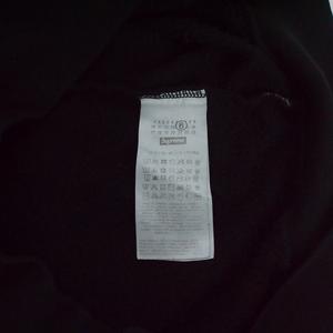 シュプリーム SUPREME × エムエムシックスメゾンマルジェラ MM6 Maison Margiela 26SS Box Logo Zip Up Hooded Sweatshirt ボックスロゴジップアップ フーディー パーカー M ブラック 黒 メンズ
