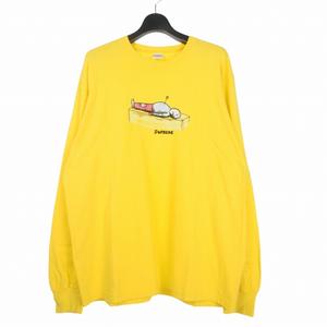 シュプリーム SUPREME 23AW Neil Blender Arrow L/S Tee ニールブレンダーアロー ロングスリーブ ロンT Tシャツ カットソー 長袖 L イエロー 黄 メンズ