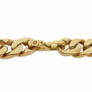 ルイヴィトン LOUIS VUITTON コリエ・チェーンリンクス ネックレス モノグラム・パターン ゴールド 金 M00304 メンズ