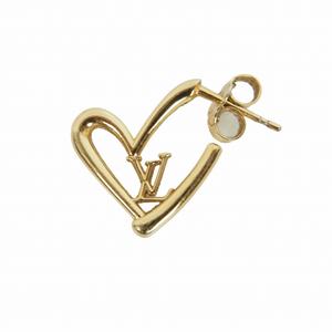 ルイヴィトン LOUIS VUITTON ブックル ドレイユ ハート フォーリンラブ ピアス Lv ロゴ ゴールド 左耳用 ゴールド M00463 メンズ レディース
