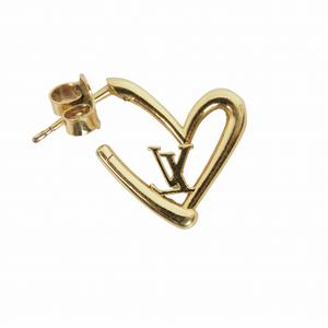 ルイヴィトン LOUIS VUITTON ブックル ドレイユ ハート フォーリンラブ ピアス Lv ロゴ ゴールド 左耳用 ゴールド M00463 メンズ レディース