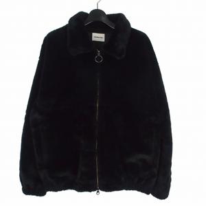 モンキータイム MONKEY TIME アローズ FAUX FUR ZIP BLOUSON フェイクファージップブルゾン ジャケット 上着 L ブラック 黒 8325-199-0926 メンズ