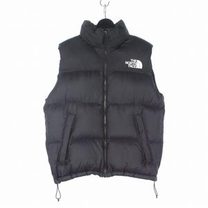 ザノースフェイス THE NORTH FACE 22AW ヌプシベスト ロゴ刺繡 ダウンベスト M 黒 ブラック ND92232 メンズ
