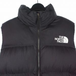 ザノースフェイス THE NORTH FACE 22AW ヌプシベスト ロゴ刺繡 ダウンベスト M 黒 ブラック ND92232 メンズ