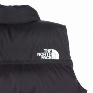 ザノースフェイス THE NORTH FACE 22AW ヌプシベスト ロゴ刺繡 ダウンベスト M 黒 ブラック ND92232 メンズ