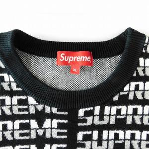 シュプリーム SUPREME Repeat Sweater ニット セーター 長袖 ロゴ 総柄  