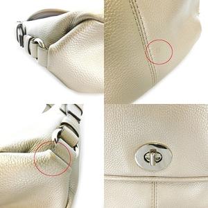 コーチ COACH F15170 ショルダーバッグ レザー フラップ シルバー 