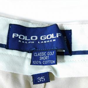 ハーフパンツ メンズ SIZE 35  POLO GOLF 2025年最新POLO GOLF メンズ ショートパンツ・ハーフパンツの人気