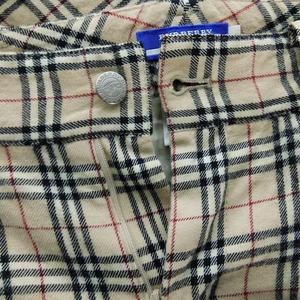 【良品】BURBERRY ウールパンツ ベージュ ノヴァチェック Mサイズ BURBERRY(バーバリー) チェックパンツ ベージュ サイズ 38