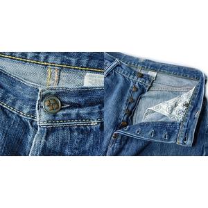 EVISU YAMANE ナイロンパンツ　w40 ウェイビーウォッシュワイドデニムパンツ | ファッション通販