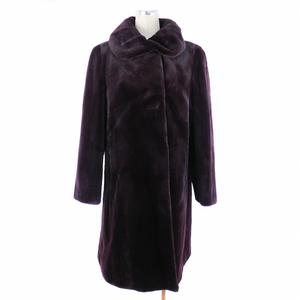 中古 古着 サガミンク ロイヤル 毛皮 ファーコート 毛皮コート ハーフ  