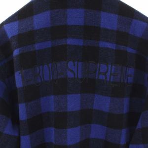 シュプリーム SUPREME 19AW 1-800 BUFFALO PLAID SHIRT ロゴ刺繍