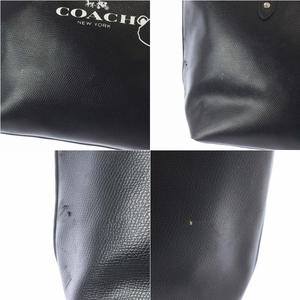 希少✨ 美品 COACH×スヌーピー トート F37273 黒 A4 レザー コーチ COACH ピーナッツ スヌーピー コラボ トートバッグ