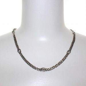 GUCCI インターロッキングG ゴルメットチェーンネックレス シルバー Amazon | [グッチ] インターロッキングG ゴルメットチェーン