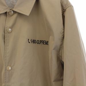 Supreme 1-800-SUPREME コーチジャケット ベージュ Supreme シュプリーム 1-800 Coaches Jacket コーチジャケット