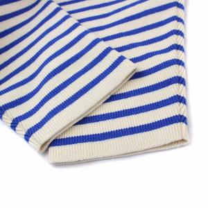 CELINE 23SS ボートネック ストライプ セーター / カシミア M CELINE セリーヌ セーター RY02N317V.01OW レディース クルー