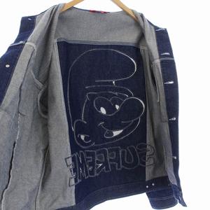 シュプリーム SUPREME 20AW Smurfs Denim Trucker Jacket スマーフ