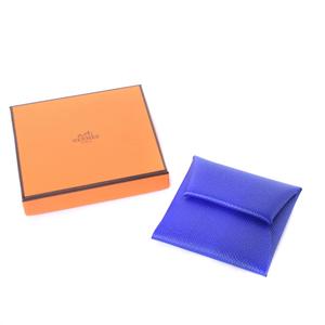 エルメス　パスティア　コインケース　パステルブルー　レザー　エルメス エルメス HERMES バスティア コインケース 小銭入れ 財布 レザー