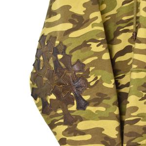 クロムハーツ CHROME HEARTS タガージップ クロス レザーパッチ