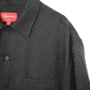 シュプリーム SUPREME 22SS Tonal Monogram Silk S/S Shirt