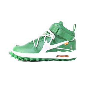 ナイキ NIKE ×Off-White オフホワイト Air Force 1 Mid SP LTHR Pine 