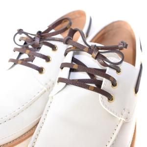 ルイヴィトン LOUIS VUITTON デッキシューズ モノグラム レザー 