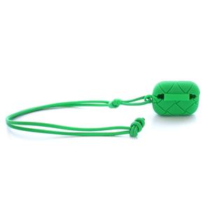 美品　ボッテガヴェネタ　AirPodsケース　緑　イントレチャート　グリーン BOTTEGA VENETA ボッテガ・ヴェネタ イントレチャート
