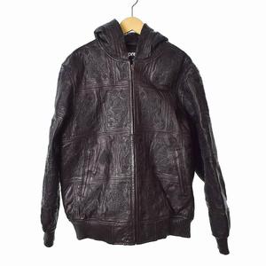 シュプリーム SUPREME 16AW Court Cards Hooded Leather Jacket コート 