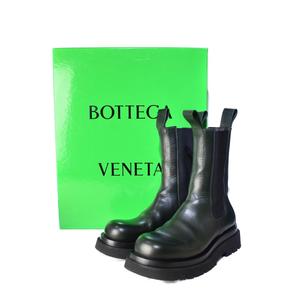 【定価19.8万】Bottega Veneta ラグブーツ グリーン 42.5 ボッテガヴェネタ BOTTEGA VENETA ラグブーツ チェルシーブーツ