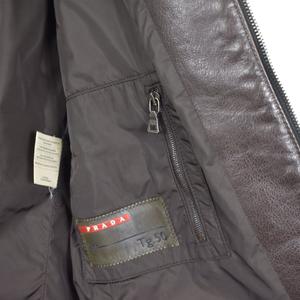 プラダスポーツ PRADA SPORT ヴィンテージ アーカイブ レザー ニット 
