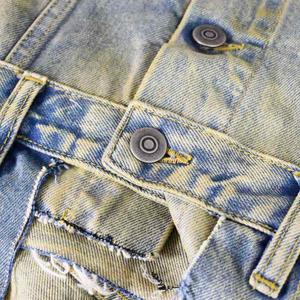 Sebastien Meunier ビンテージ 加工 デニム ベスト Sebastien Meunier ビンテージ 加工 デニム ベスト