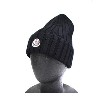モンクレール MONCLER 23AW BERRETTO TRICOT ニット帽 ビーニー 黒