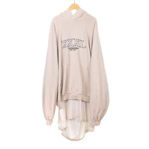 バレンシアガ BALENCIAGA 22AW XXXL LAYERED HOODIE レイヤード 
