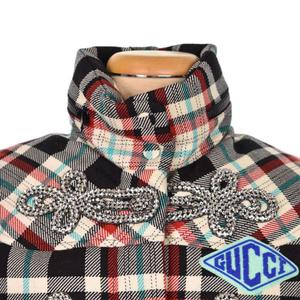 グッチ GUCCI 18AW ビジュー装飾 フード ダウンジャケット