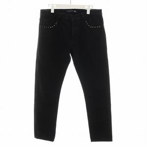 VALENTINO BLACK UNTITLED スタッズ デニムパンツ ヴァレンティノ アンタイトルドデニム