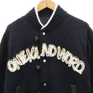 サカイ sacai 23SS Eric Haze Code Embroidery Knit ニット ジャケット 