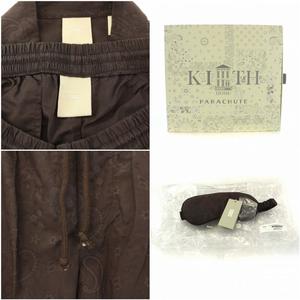 KITH★ペイズリーセットアップ 美品】KITH ペイズリー柄 セットアップ Camp Collar シルク 黒