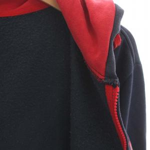 ザノースフェイス THE NORTH FACE ジップパーカー スウェット ジップアップ 長袖 ロゴプリント M 紺 ネイビー 赤 レッド /YM メンズ