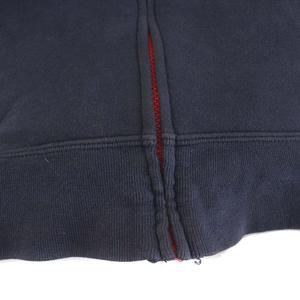 ザノースフェイス THE NORTH FACE ジップパーカー スウェット ジップアップ 長袖 ロゴプリント M 紺 ネイビー 赤 レッド /YM メンズ