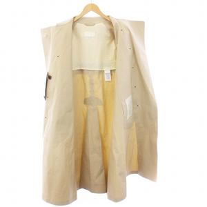 【中古】メゾンマルジェラ マッキントッシュ 18SS コットン レーヨン トレンチコート ダブル 40 ベージュ S29AH0042 メゾンマルジェラ Maison Margiela マッキントッシュ 18SS コットン