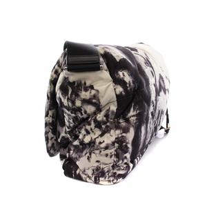 プラダ PRADA Re-Nylon プリント ショルダーバッグ クロスボディバッグ 三角プレート グレー /KH メンズ