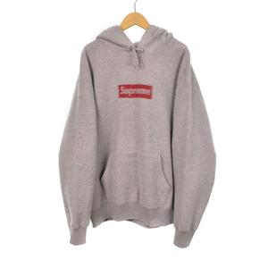 シュプリーム SUPREME 23SS Inside Out Box Logo Hooded Sweatshirt パーカー フーディー M グレー メンズ