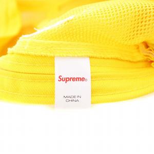 未使用品 シュプリーム SUPREME 18ss Cordura Camp Cap コーデュラキャンプキャップ ベースボールキャップ ボックスロゴ メッシュ 黄色 /KH ☆AA★ メンズ