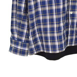 ロエベ LOEWE 22AW アナグラムレザーパッチ バックフリース チェック 