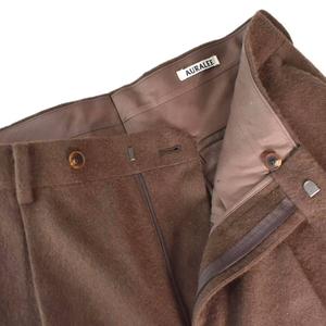 オーラリー AURALEE 23AW BABY CAMEL FLANNEL SLACKS ベビーキャメル
