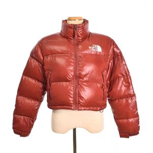 ザノースフェイス THE NORTH FACE NUPTSE SHORT JACKET ヌプシ ショートジャケット ダウンジャケット S 赤 レッド NF0A5GGE レディース