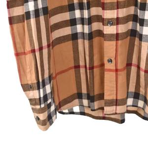 バーバリー BURBERRY シャツ 長袖 ノバチェック XL ベージュ 4059128 ☆AA★ メンズ