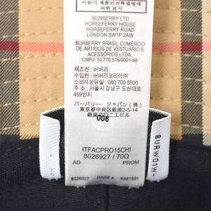 バーバリー BURBERRY バケットハット ノバチェック M ベージュ 8026927 ☆AA★ メンズ