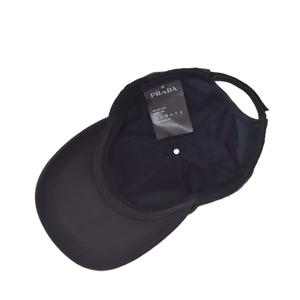 プラダ PRADA Re-Nylon ベースボールキャップ 帽子 M 黒 ブラック