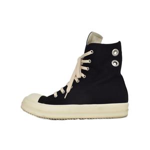 ダークシャドウ DRKSHDW 24AW スニーカーズ サイドジップ キャンバス ハイカット スニーカー 41 黒 ブラック メンズ